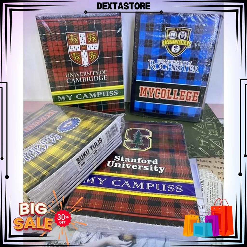 

[10 Buku] Buku Tulis Campus Murah 50 Lembar Dido Tipis Ekonomis D Termurah