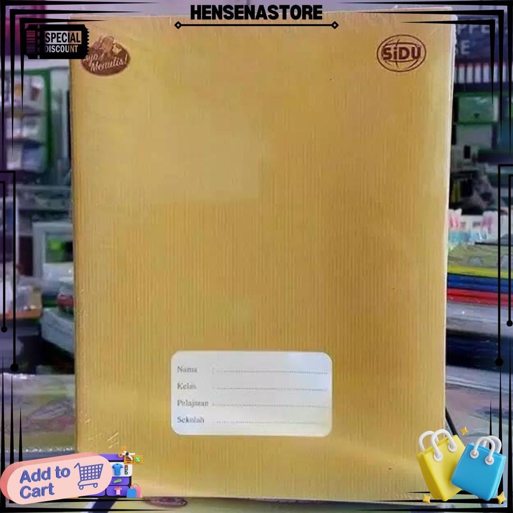 

Buku Tulis Sidu Ds Kraft 40 Lembar Murah (Pcs) D Sale
