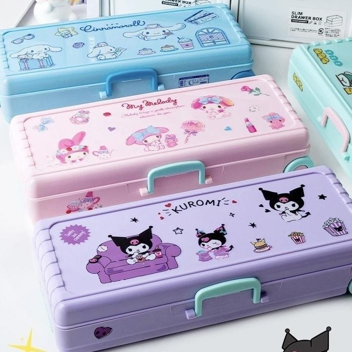 

As23 Aw89 Kotak Pensil Bentuk Troli Lucu Alat Tulis Dua Lapis Koper Pencil Case Alat Stationary Sekolah Original Murah