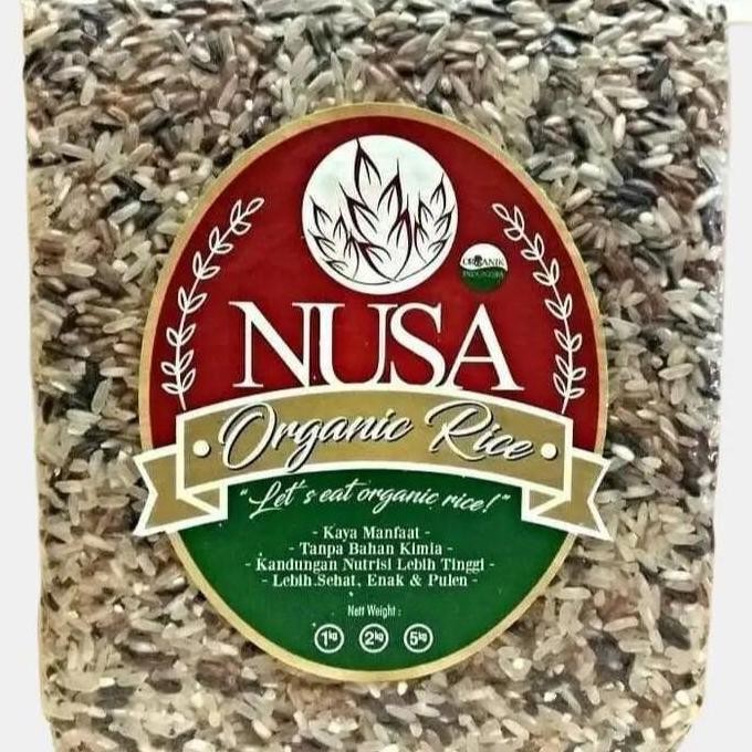 

tersedia beras organic mix 3 warna ( healthy diet ) food merah putih rice