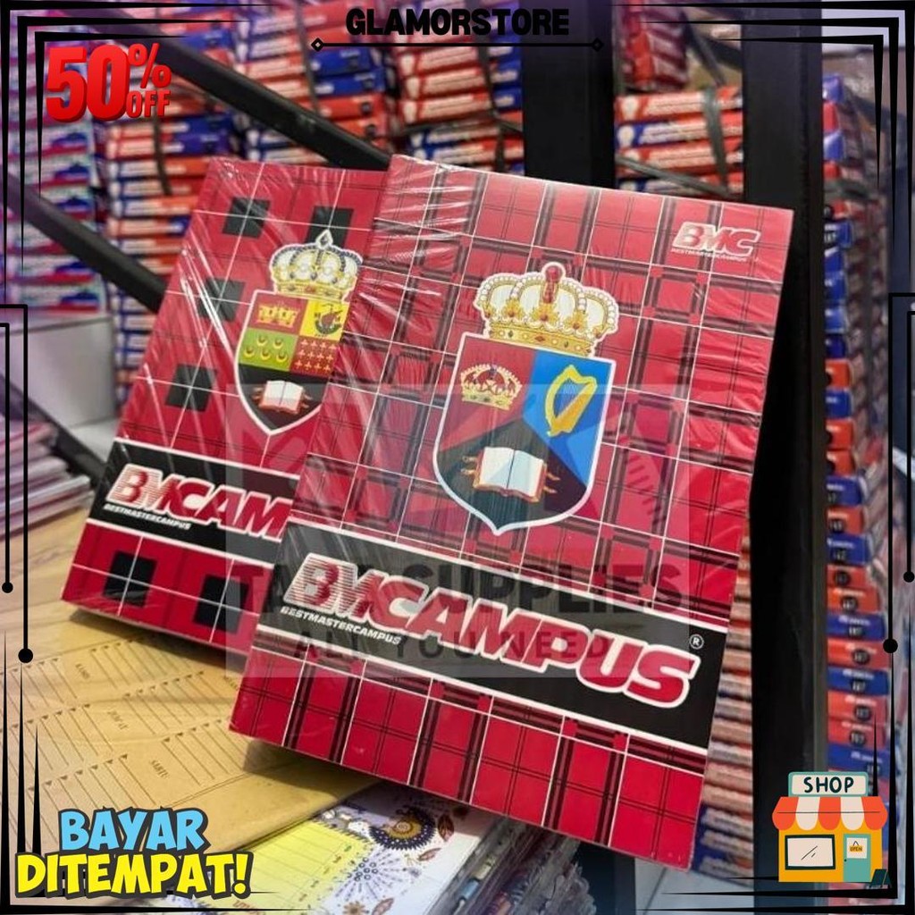 

(10 Pcs) Buku Tulis Bmc Kampus 36 Lembar / Buku Tulis Murah D Cod