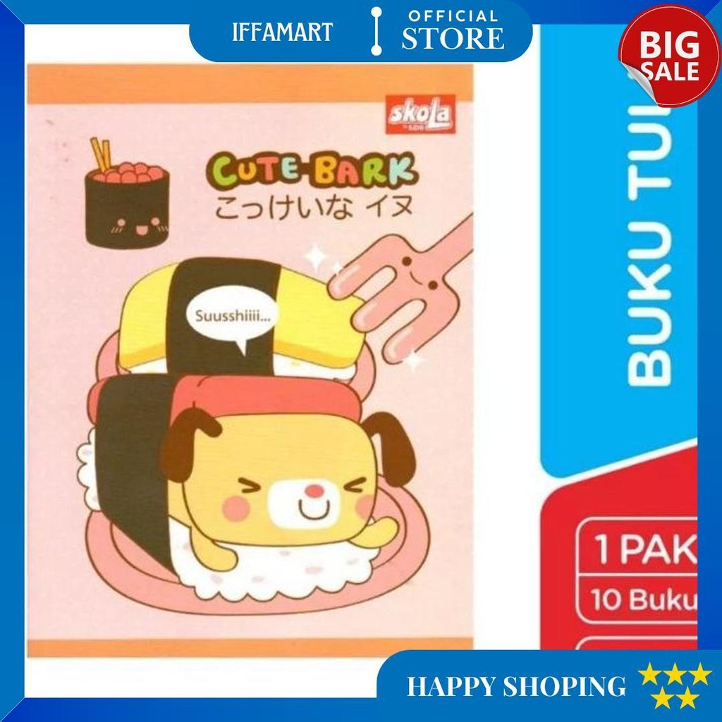 

Buku Tulis Skola - 38 Lembar [Isi 10 Buku] D Termurah