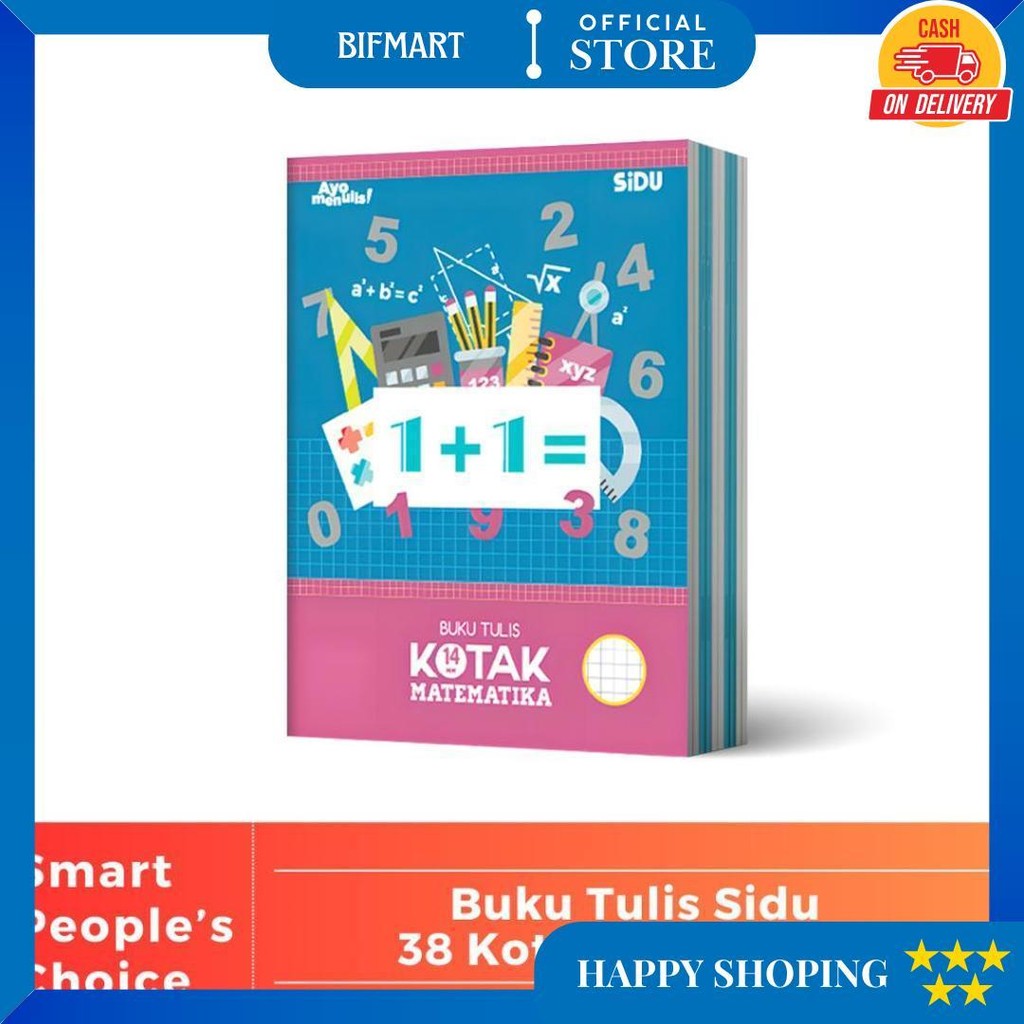 

Buku Tulis Sinar Dunia Sidu Kotak Besar Sq14 38 Lembar (1 Pack Isi 10 Buku) (S:Pak) D Termurah