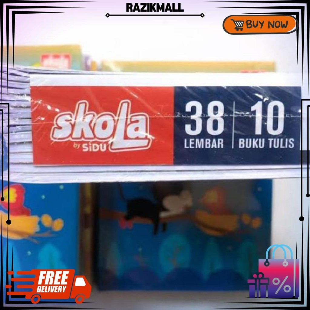 

Tbmo Buku Tulis Skola By Sinar Dunia 38 Lembar Sinar Dunia Per Pack Isi 10 Pcs D Terlaris