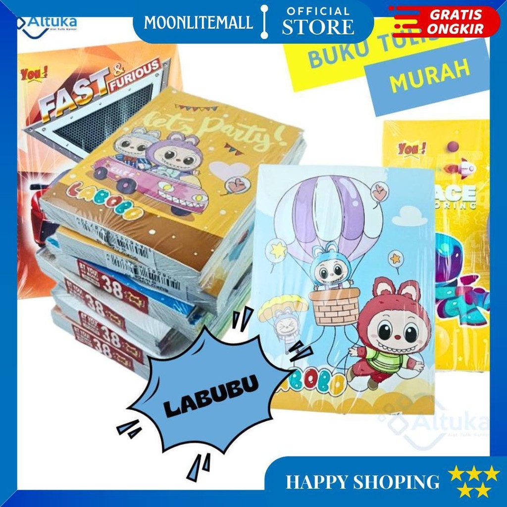 

(Per Pack Isi 10) Buku Tulis 38 Lembar You By Kiky D Promo Puncak