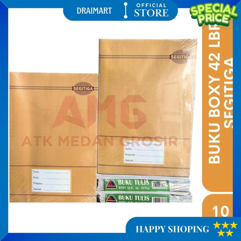 

Buku Tulis Panjang 42 Lembar Segitiga 10 Buku Atk Medan Grosir D Promo 4.4