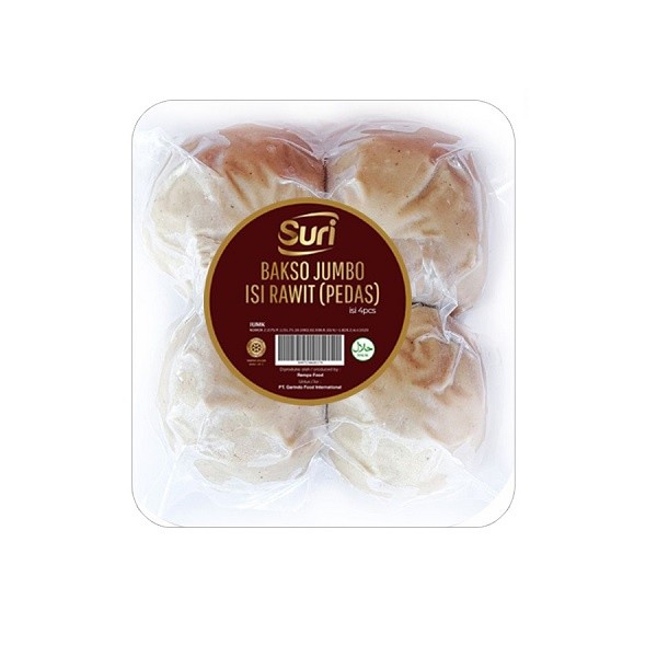 

SURI BAKSO JUMBO ISI RAWIT PEDAS 400 GR