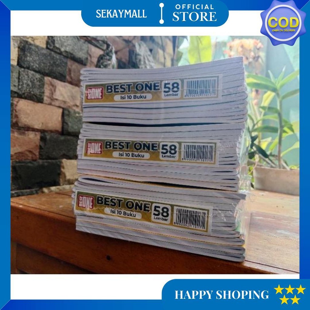 

Buku Tulis 58 Lembar (1 Pack Isi 10 Buku) D Best Seller