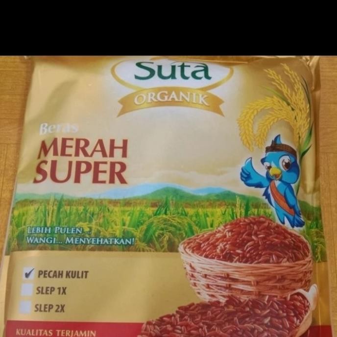 

tersedia suta rice beras merah organik pecah kulit 5kg