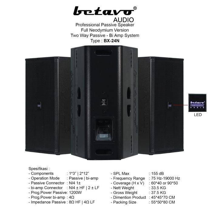 Terlaris Speaker Betavo Bx 24 N Original . Speaker Betavo Bx24N Original