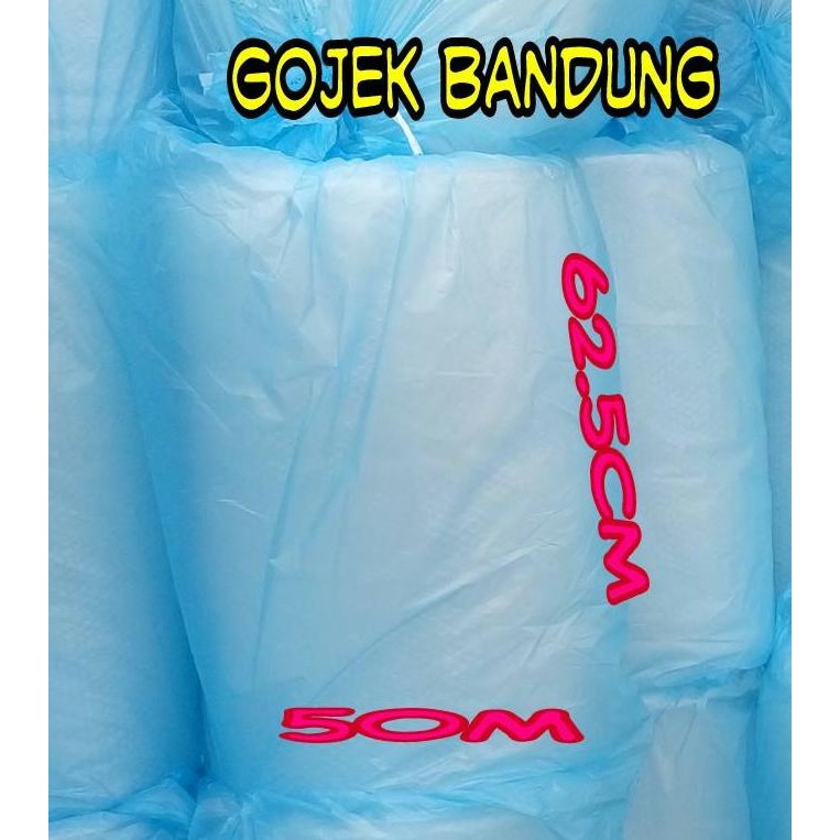 

tersedia plastik bubble wrap 62.5cm x 50m khusus gojek bandung buble gelembung