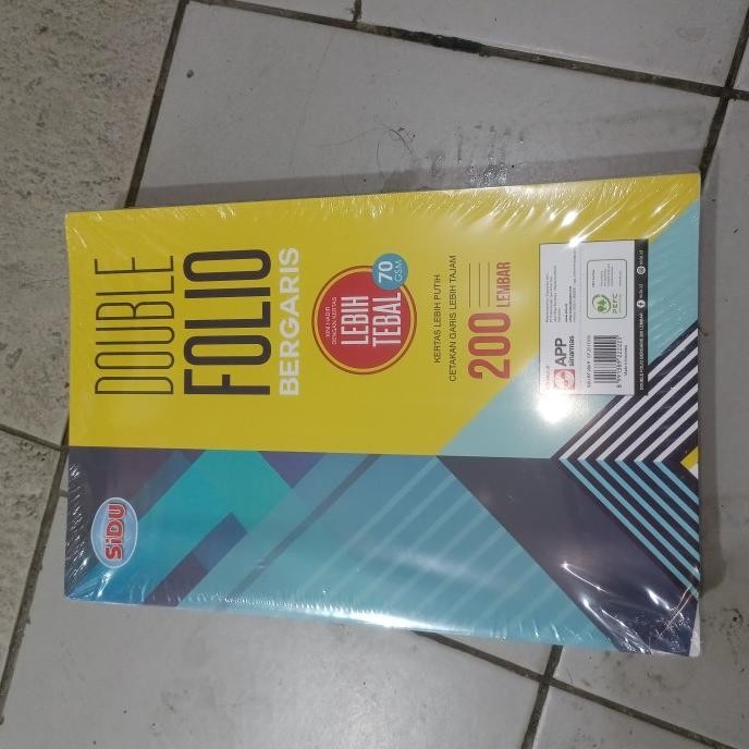 

Double Folio SIDU 200 lembar murah