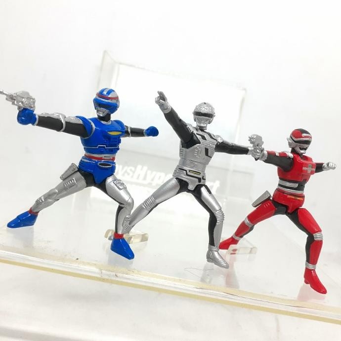 ORIGINAL Set Mini Figure Space Sheriff Gavan Sharivan Shaider Weapon