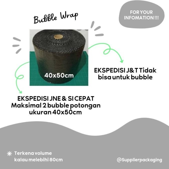 

tersedia bubble wrap 40 cm x 50 mtr