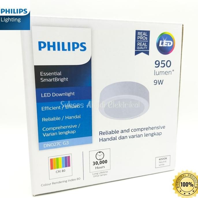 Downlight LED Outbow PHILIPS DN027C 9 Watt