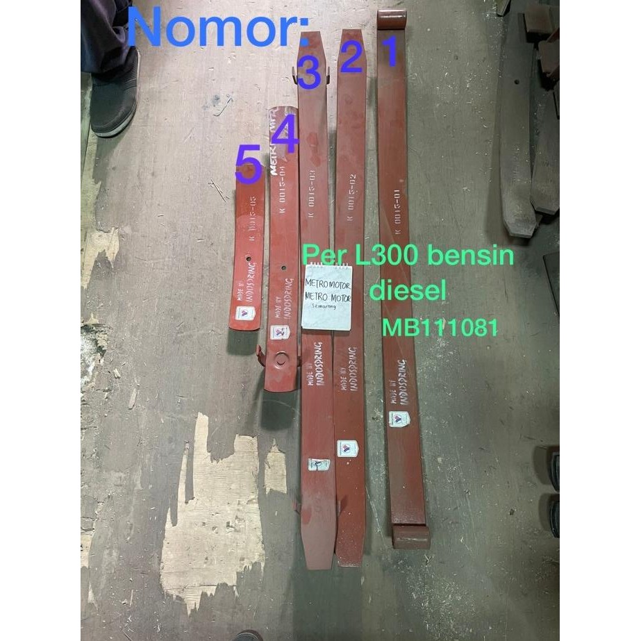 TERMURAH - Per daun belakang mitsubishi colt L300 diesel bensin no 1/2/3/4/5