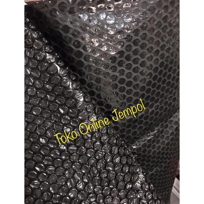 

tersedia eceran hitam 5 m x 1.25 m bubble wrap plastik wrapping pembungkus