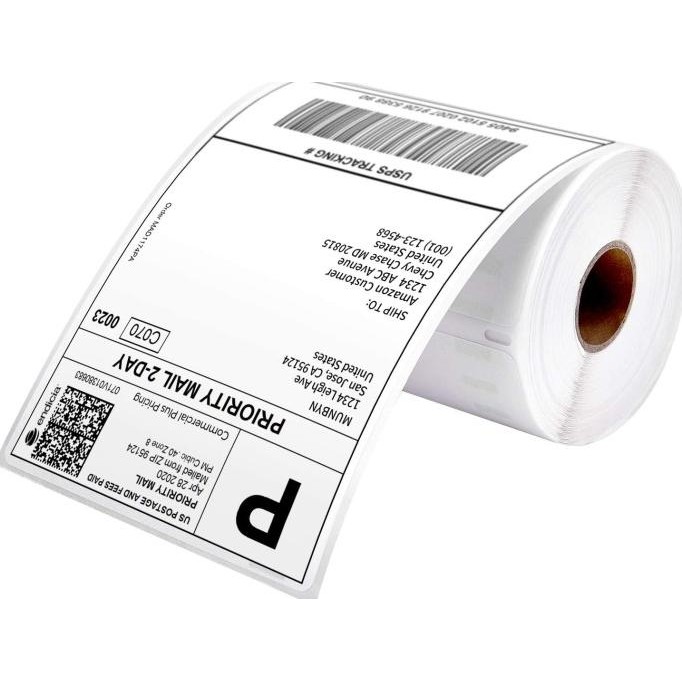 

Label Barcode 100 x 150 500pcs Kertas Sticker Thermal Resi 100x150mm murah
