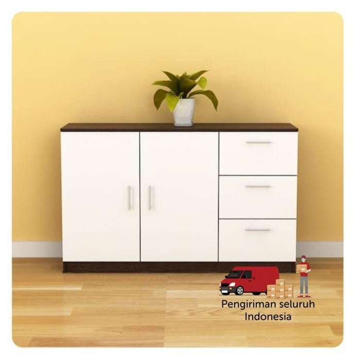 Buffet sideboard serbaguna minimalis alba sb 120 American LUAR BANDUNG