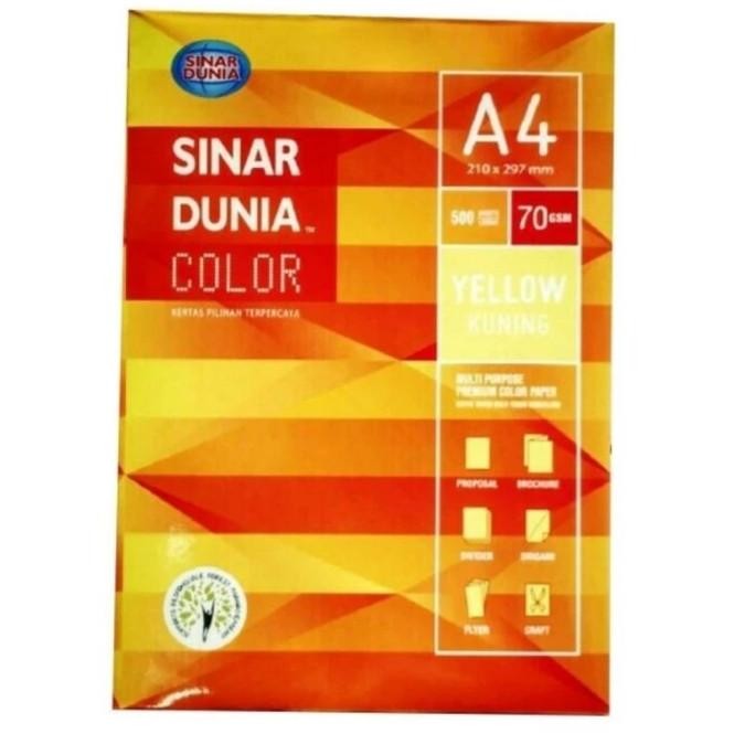 

Kertas HVS Warna A4 70gr SiDU murah