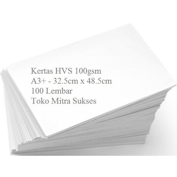 

Kertas HVS 100GSM A3 isi 100 Lembar murah
