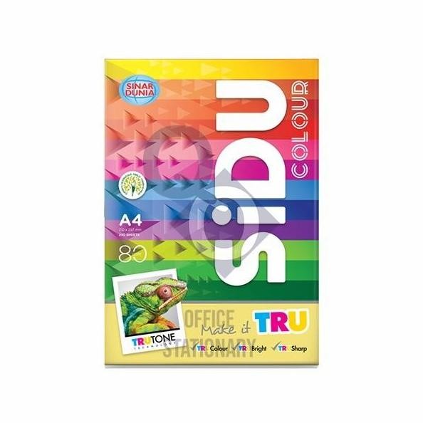 

Kertas HVS Warna Sinar Dunia SIDU A4 Rainbow A4 80gr 80 gram Paper murah