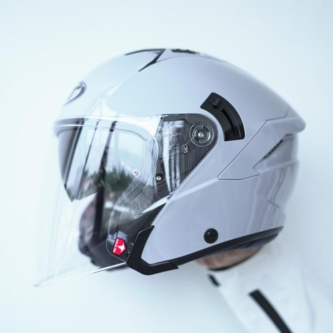 KYT NFJ Solid Asphalt Grey