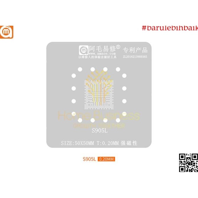 Amaoe Amao Cetakan Stencil Plat 70X Amlogic S905L S905 S905X4 S905Z S905 S 905 905L New Stok