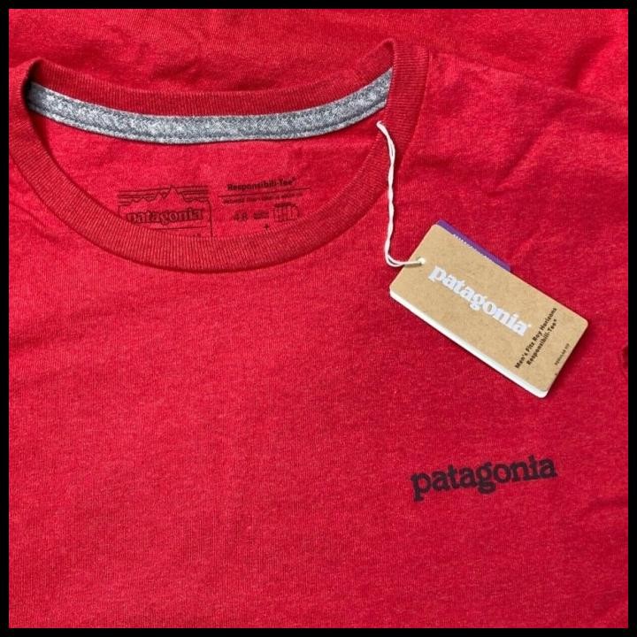 T-Shirt Patagonia Fitz Roy Horizons Responsibili Tee - Sumac Red Original Best Seller