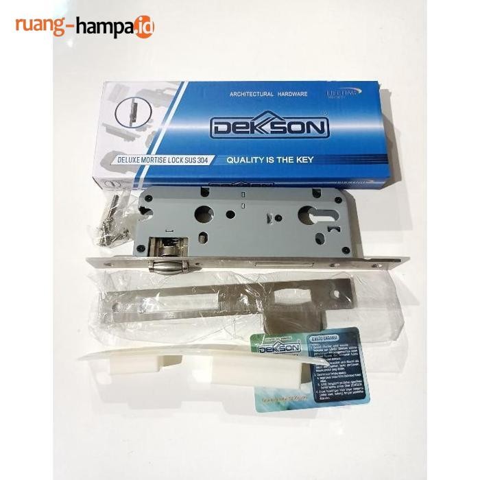 Baru Dalaman Kunci Pelor Dekson Mts 8485 Rl Sss Sus 304 / Mortice Lock Roller Dekson Sus 304 / Lock 