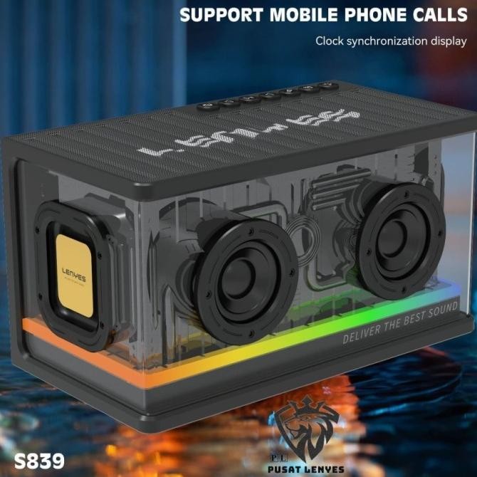 Promo Speaker Lenyes S-839 80W Wireless Speaker Bluetooth 5.2