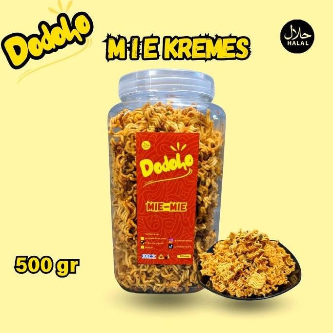 

MIE KREMES PEDAS DAUN JERUK CHILI OIL DODOHO SNACK 500gr New