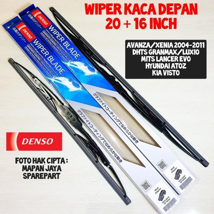 HARGA DISKON WIPER KACA DEPAN AVANZA XENIA LAMA GRANMAX LUXIO ORI DENSO