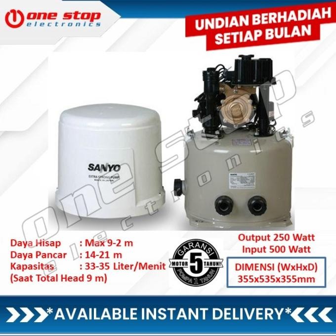 Promo Sanyo Ph-258Jp Pompa Air Sumur Dangkal Otomatis - Japan