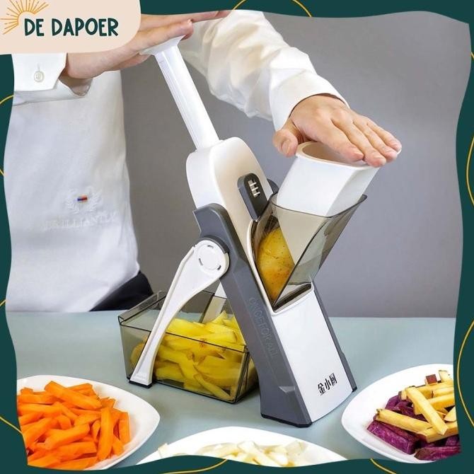 

CUCI GUDANG Parutan Alat Pemotong Sayur Buah Otomatis Pengiris Kripik Asinan DS