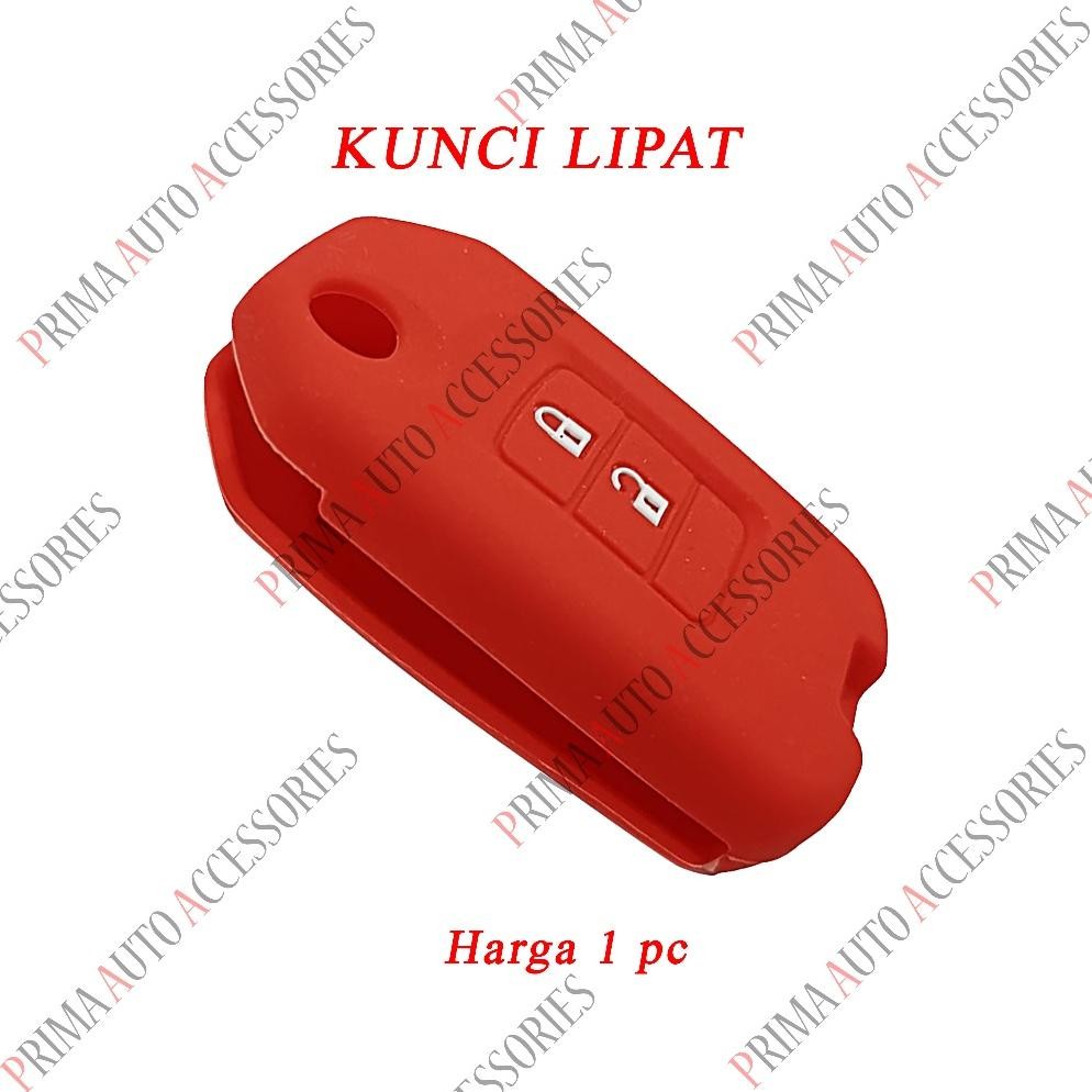 Eq-77 Silikon Kunci Remote Lipat Flip Key Honda Crv Jazz Hrv 2 Tombol Sale