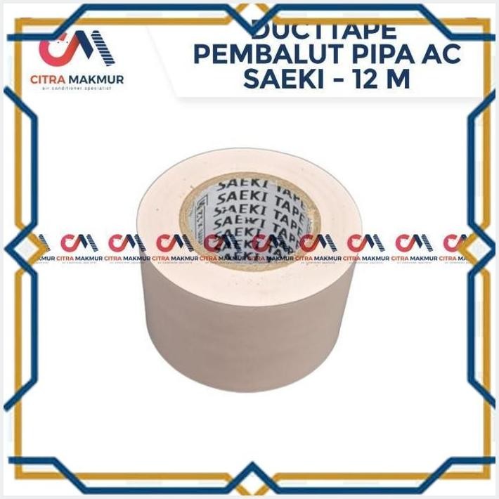 [CMO] DUCTTAPE LAKBAN PEMBALUT PIPA AC TEMBAGA LENGKET LEM SAEKI 12 METER