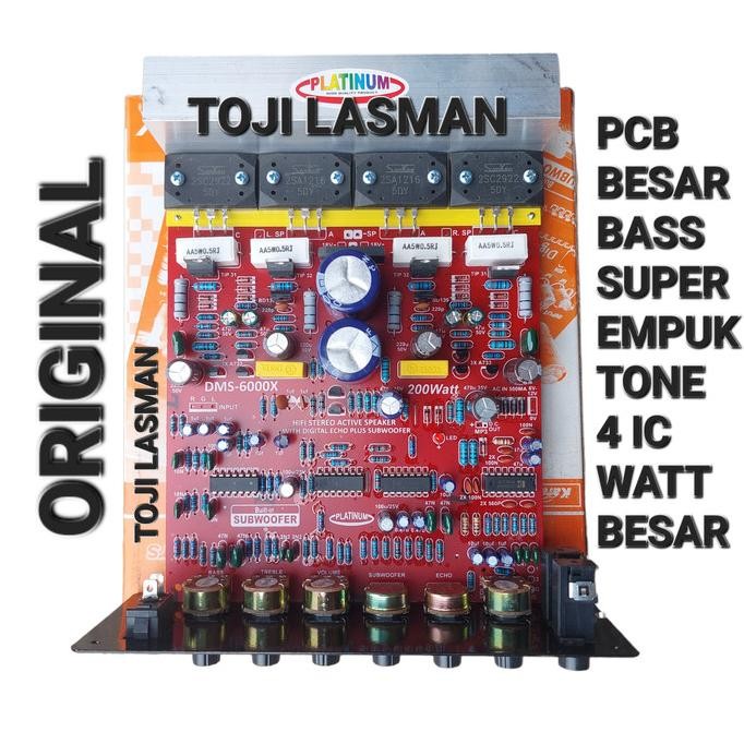 Murah kit pcb speaker aktif stereo subw echo mic bass treble subwofer tojil4 Buru Order
