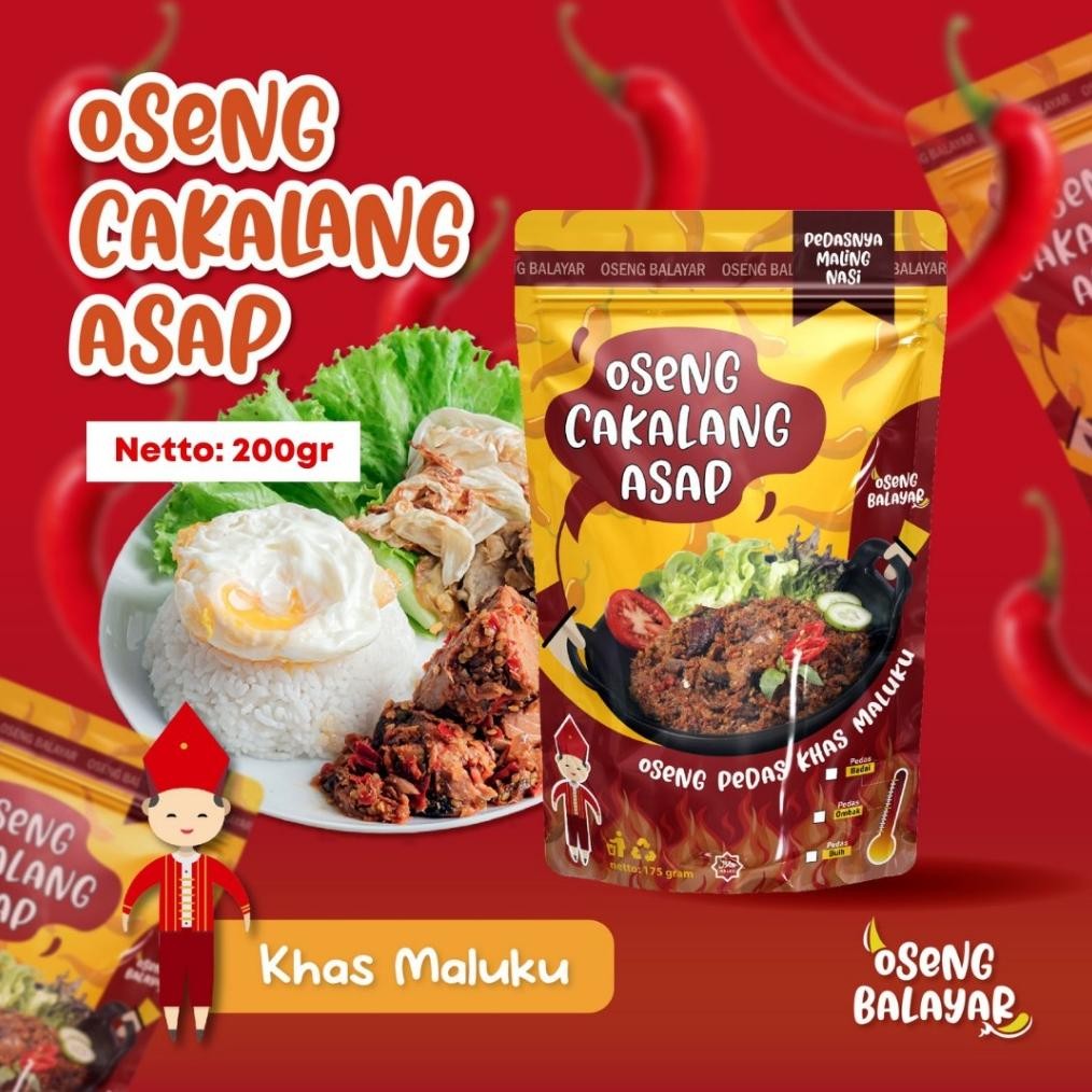 READY STOK CAKALANG ASAP PEDAS BY OSENG BALAYAR | LAUK SIAP SAJI | FROZEN FOOD | MAKANAN PEDAS |  CA