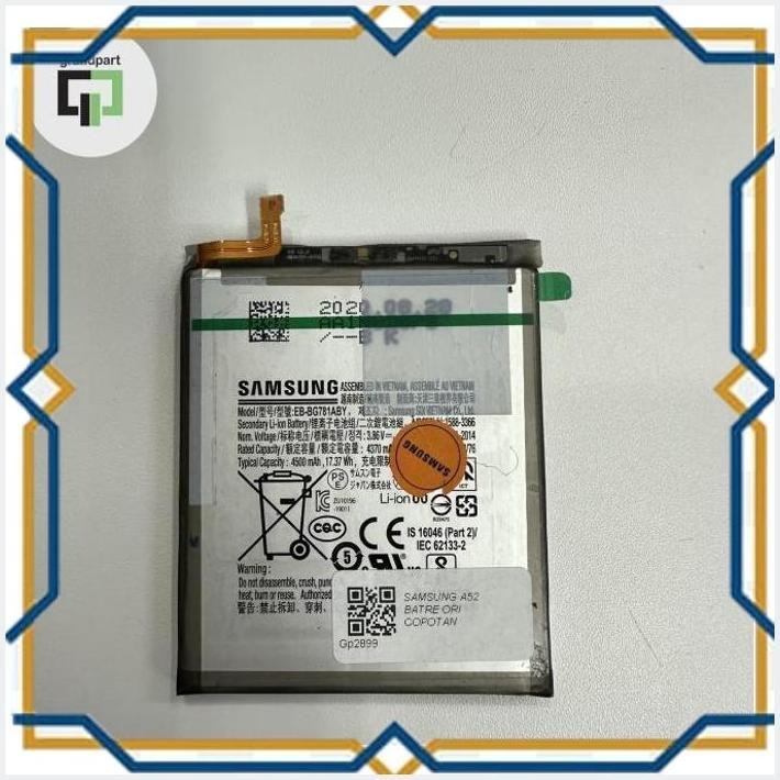 [gpa] samsung a52 batre ori copotan
