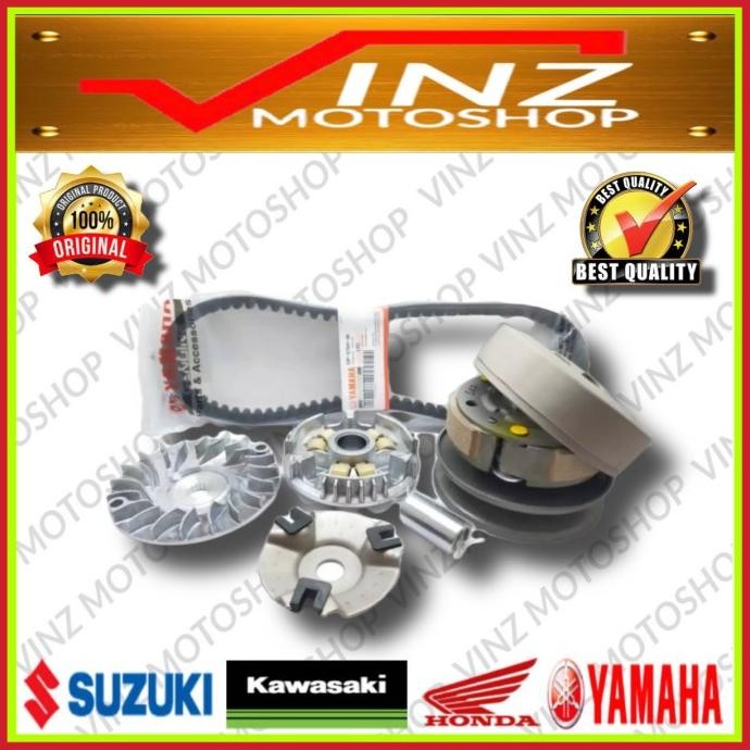 PAKET CVT LENGKAP VANBELT ROLLER MOTOR YAMAHA MIO J FINO SOUL GT 115