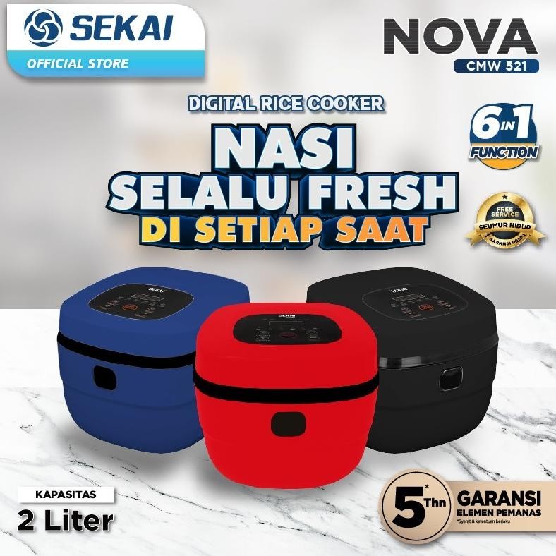 Digital Rice Cooker CMW 521 Penanak Nasi Kapasitas 2 Liter