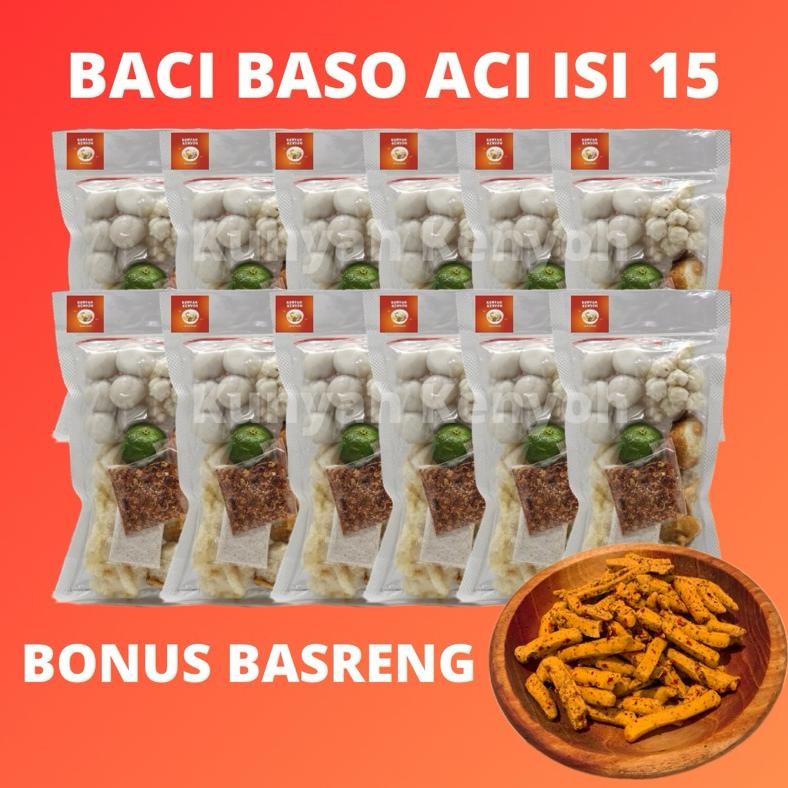 

TERMURAH Baso aci isi 15pcs Free Basreng / baso Aci isi 15pcs murah / baso Aci paket 15 pcs murah / baso aci viral / baso aci paket usaha / paket baso aci 15 bungkus / paket baso Aci 15 bungkus murah / baso aci hot jeletot Siap kirim