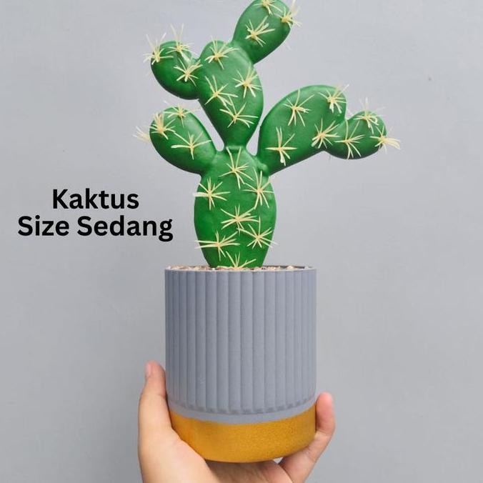 Ceilo Bundling Kaktus Artificial | Bunga Hiasan Ruang Tamu | Kaktus Palsu Aesthetic | Tanaman Hias P