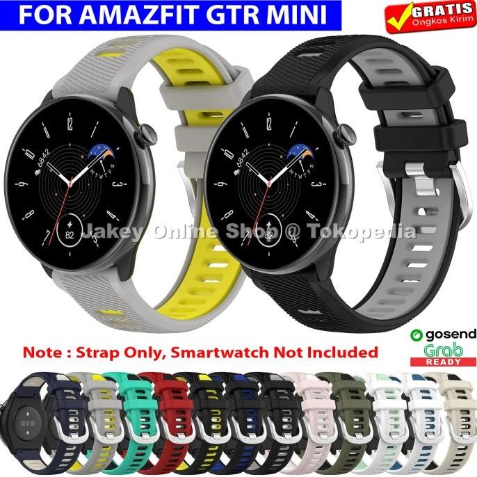 STRAP TALI JAM AMAZFIT GTR MINI - AMAZFIT GTR 42MM MODEL GM RUN TWOTONE 20MM