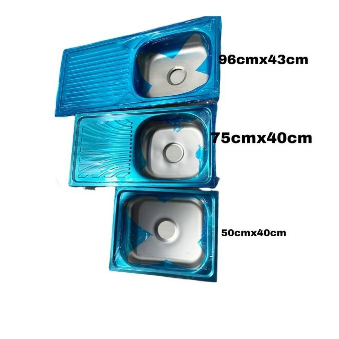 Murah Wastafel Bak Cuci Piring /Wastafel Meja Set Rak Bak Cuci Piring