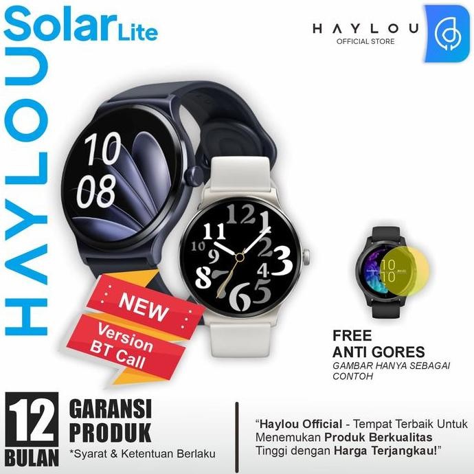 HAYLOU SOLAR LITE SMART WATCH IP68 SP02 1.38" DISPLAY