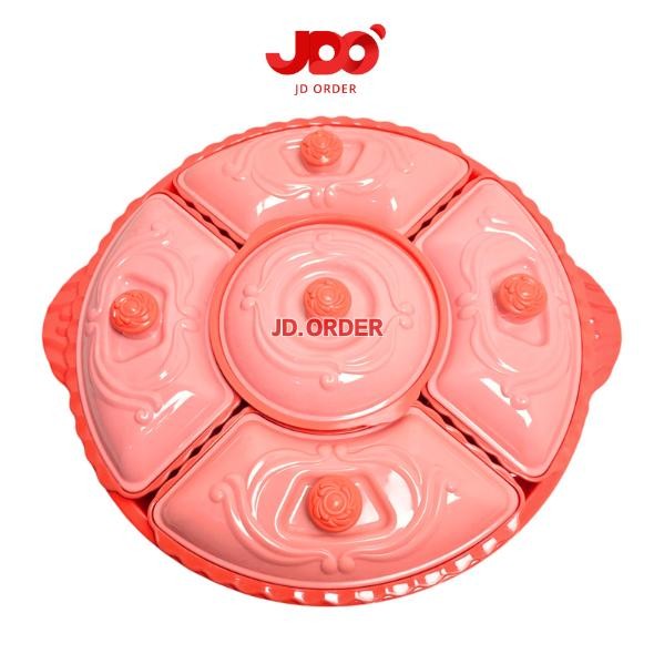 Basi Prasmanan Plastik Bulat Besar LAROSA Golden Ring