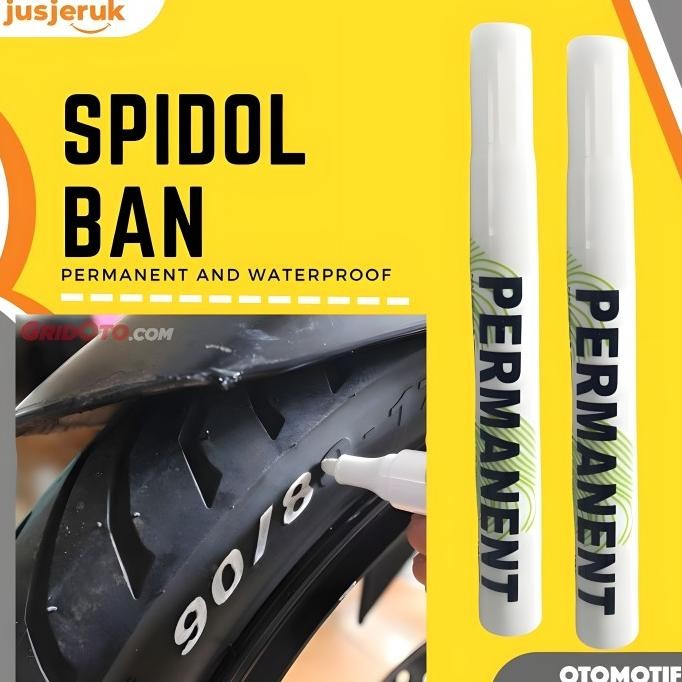 

Ready JFactory Spidol Ban Permanen Oil Based Marker Waterproof warna putih