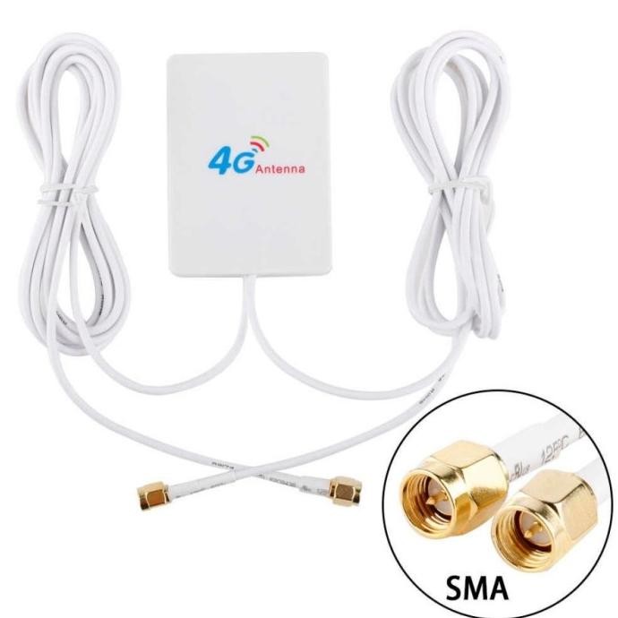 Tersedia Antena Modem Eksternal 4G Lte 28Dbi Konektor Sma Kabel 3M Huawei Orbit